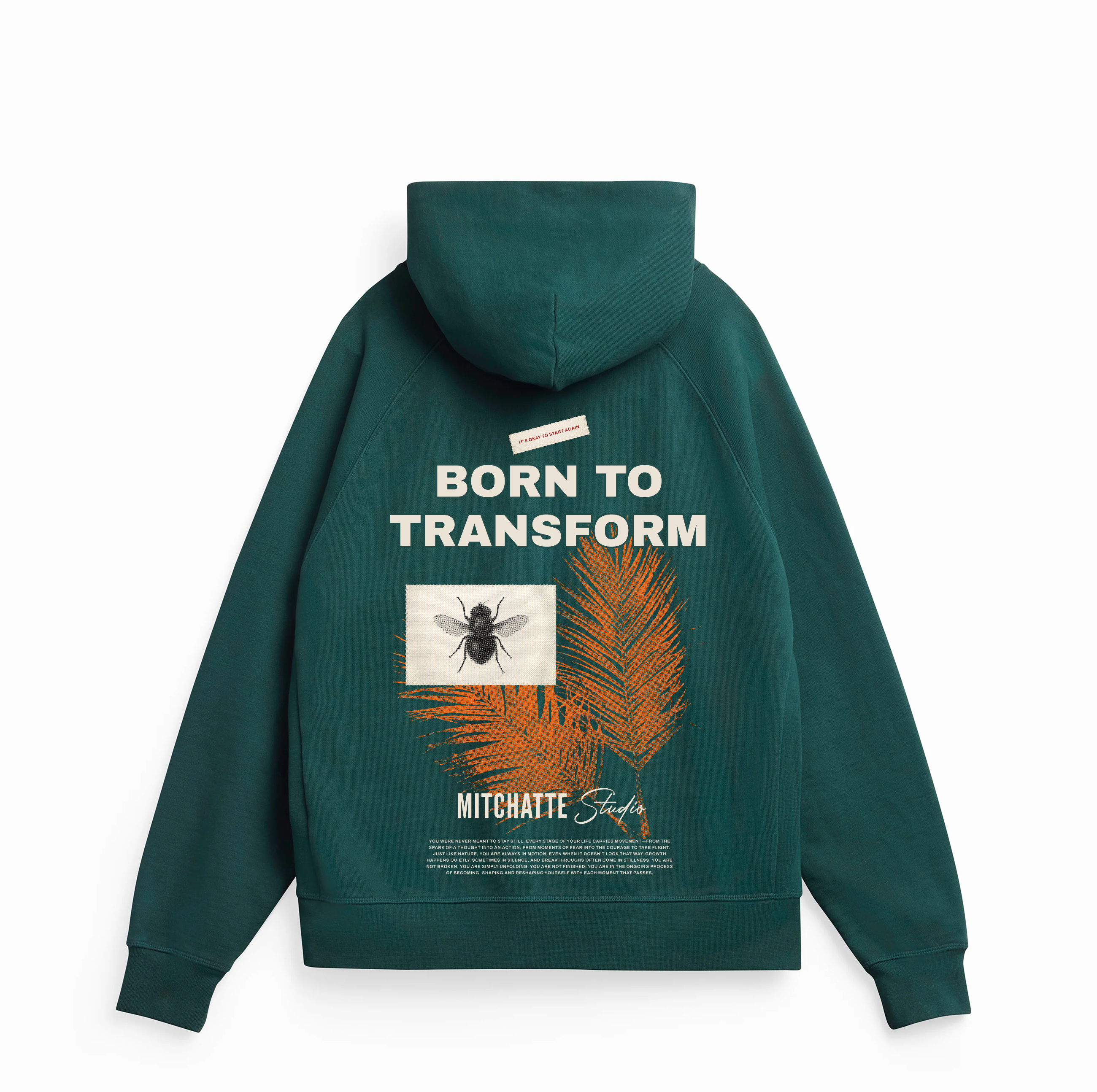 Forest Palm Bee Hoodie