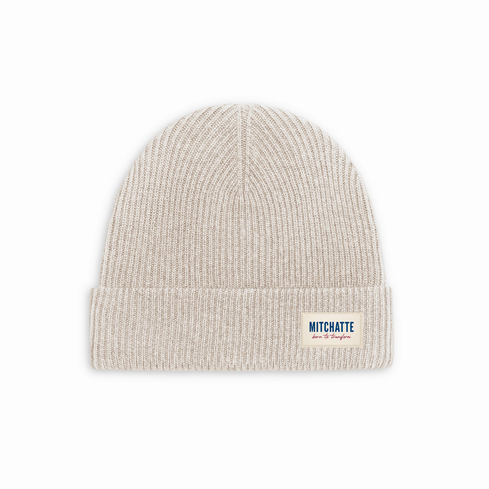 Bone Cashmere Beanie