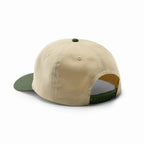 Cream-Green 5-Panel Cap