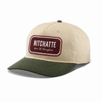 Cream-Green 5-Panel Cap
