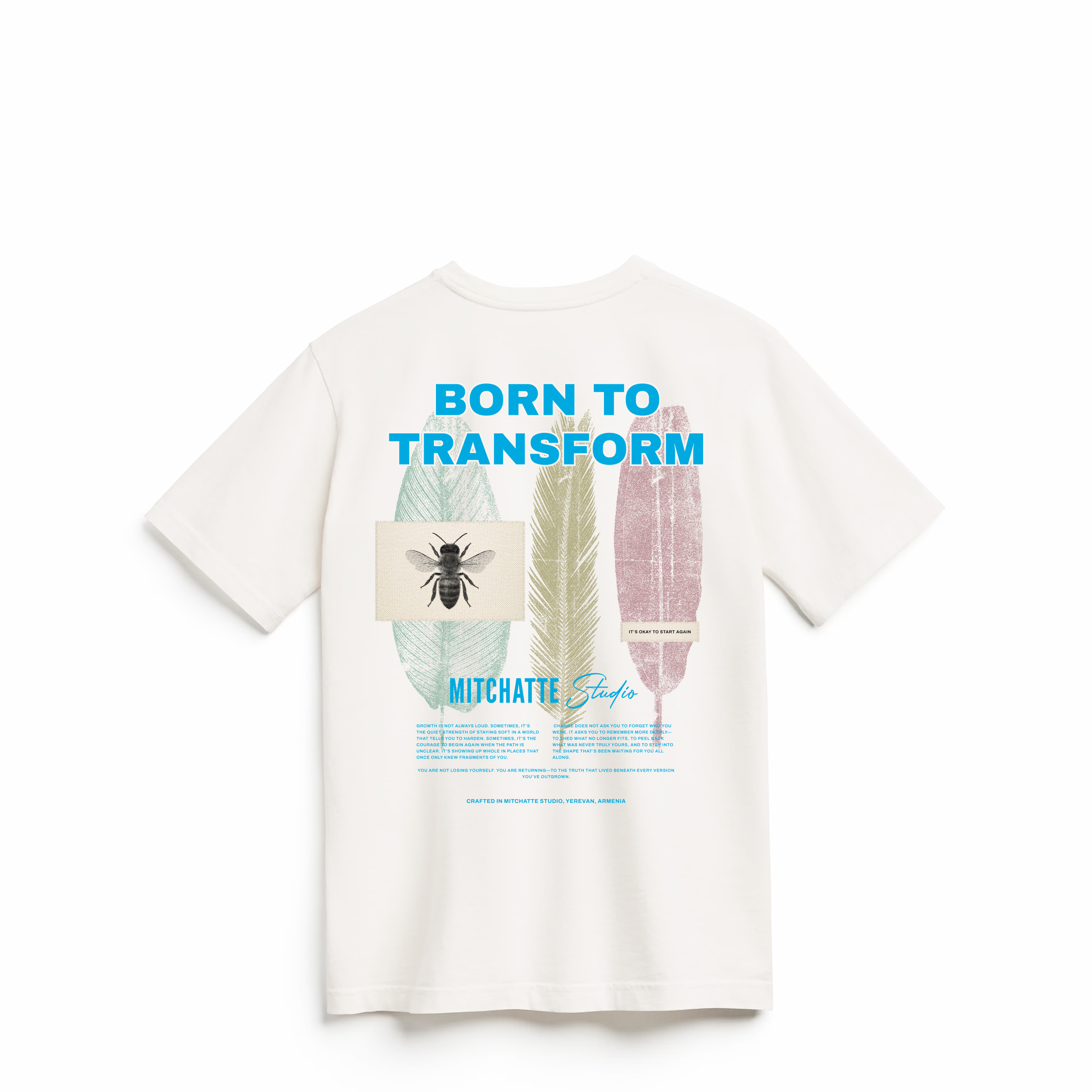 Bone Feathers Bee Tee