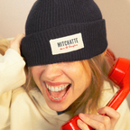 Navy Cashmere Beanie