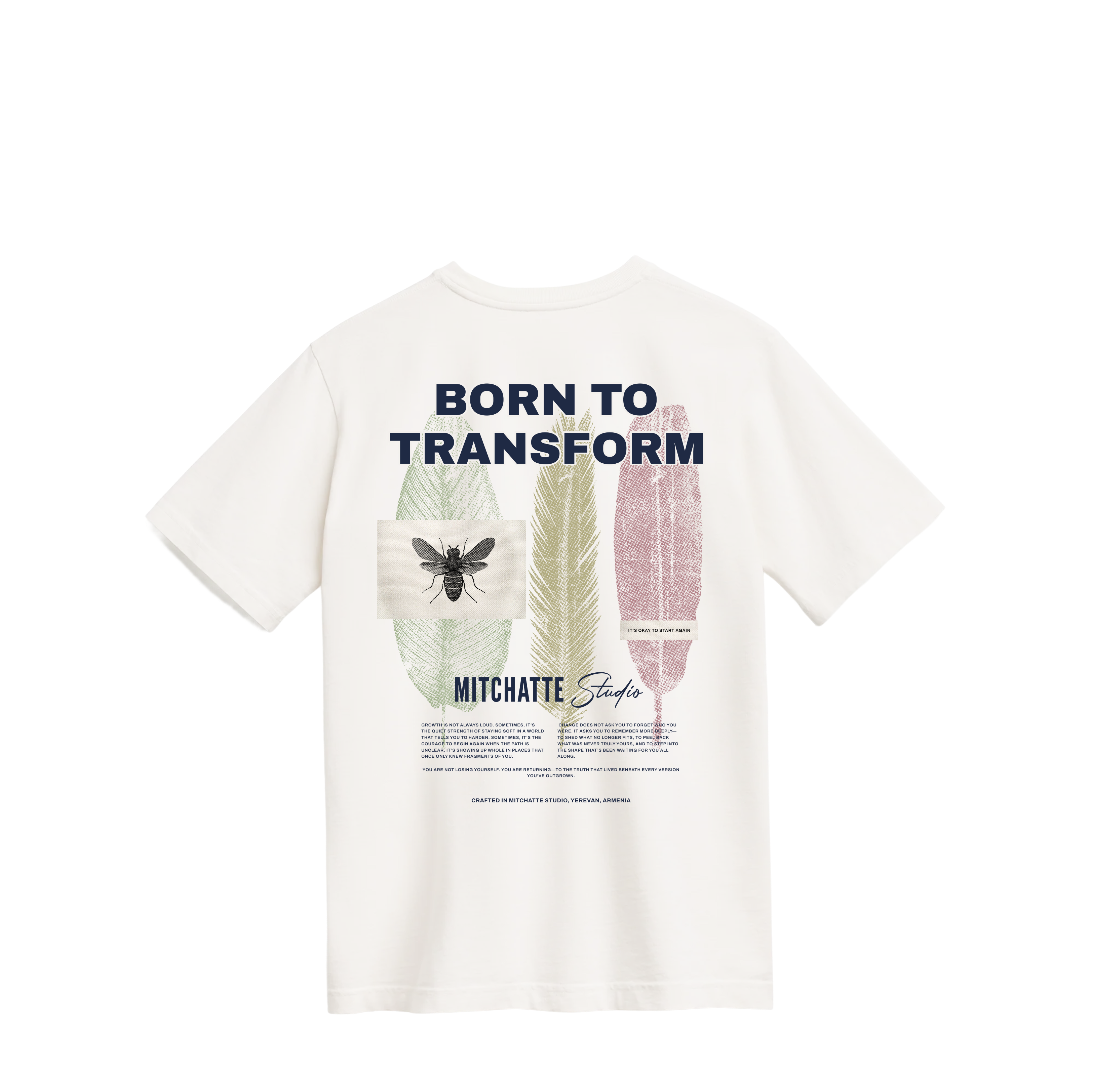 Bone Feathers Bee Tee