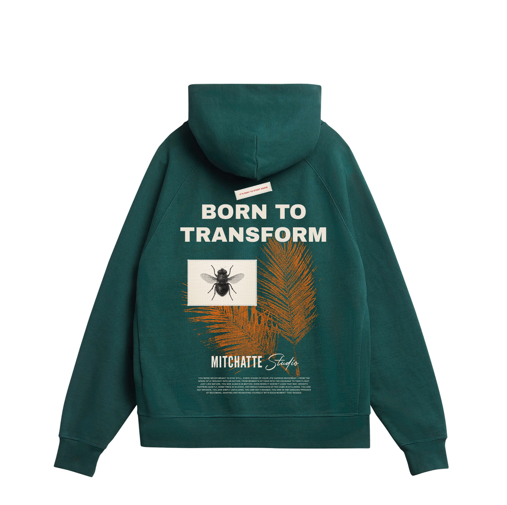 Forest Palm Bee Hoodie