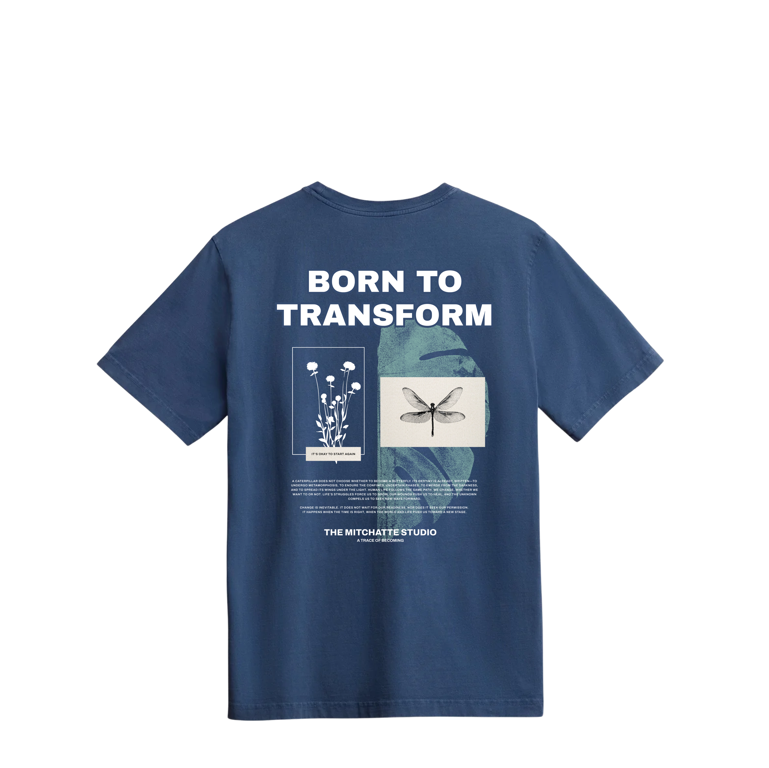 Deep Blue Dragonfly Tee