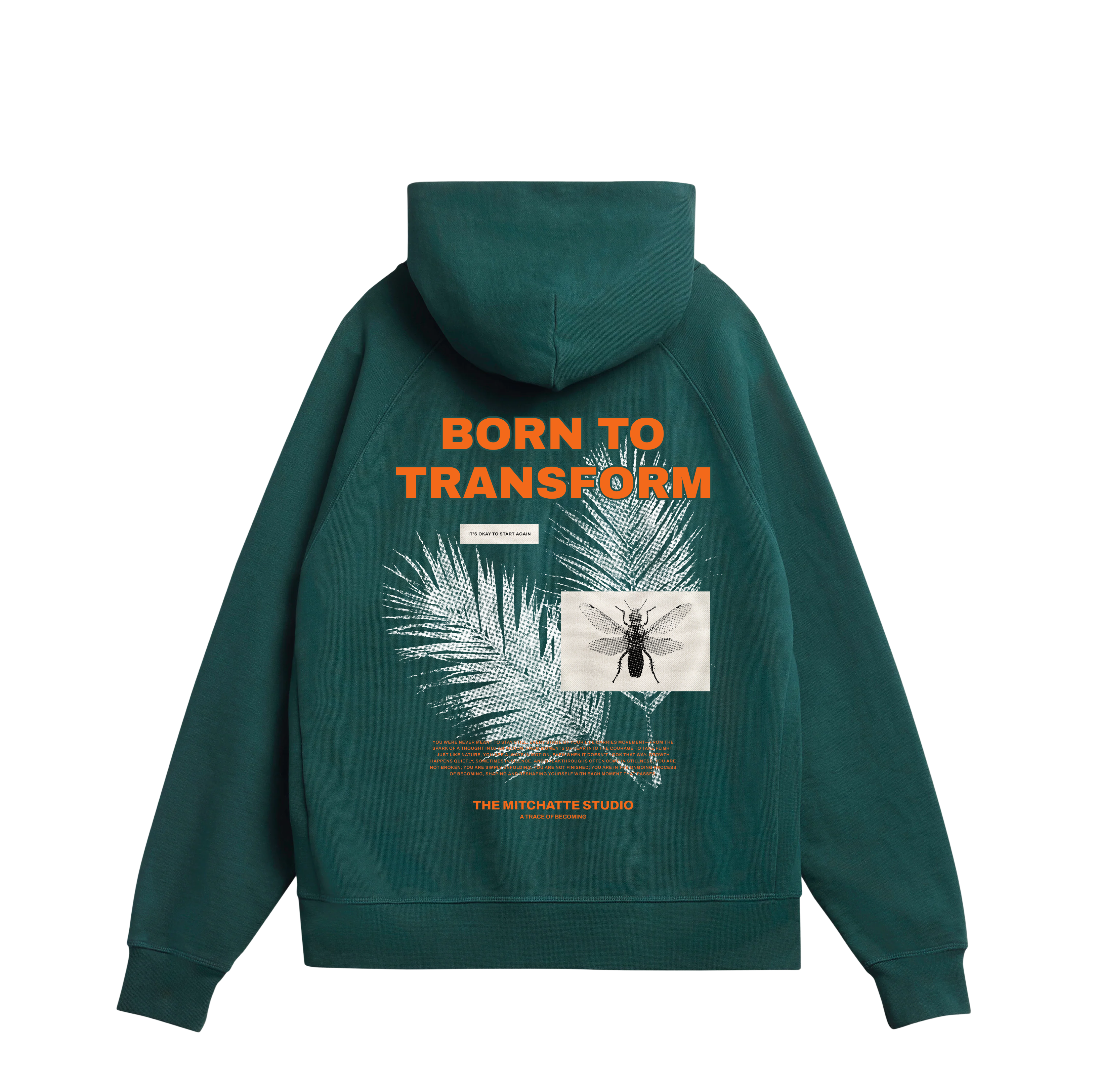 Forest Palm Bee Hoodie