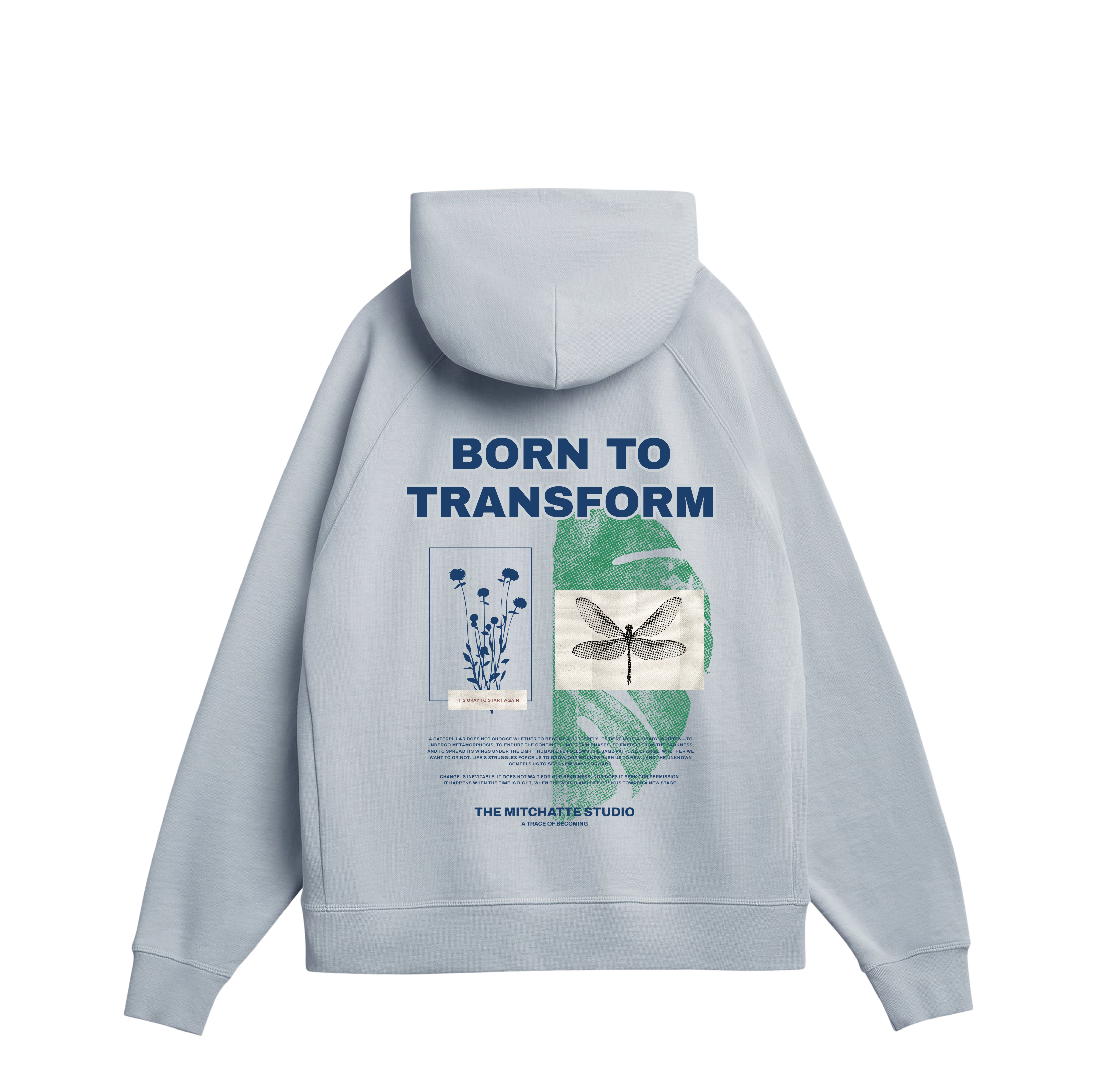 Mist Dragonfly Bloom Hoodie