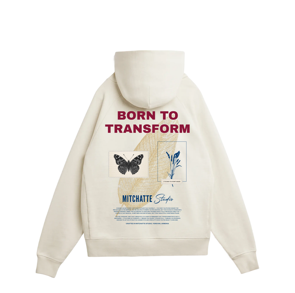 Bone Butterfly Bloom Hoodie